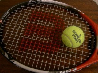 愛用のテニスラケット